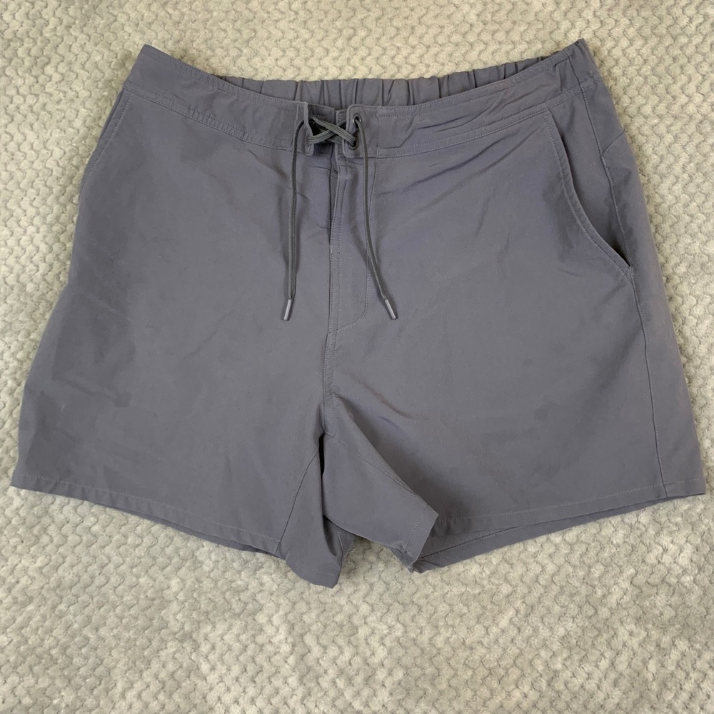 Ten Thousand Foundation Shorts Mens XL Gray 5" Unlined Gym TTSH003V6